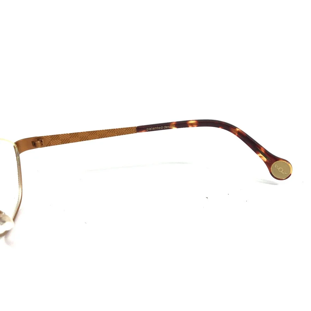 BOZ Eyeglasses Frames WORLD 3052 Red Orange Cat Eye Half Rim 52-17-140